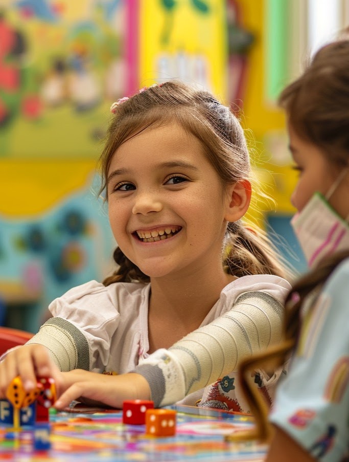 Children playing Dragon Quest Game Club
